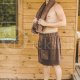 Cotton men's sauna apron ,,Choco"